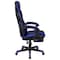Flash Furniture Black/Blue Reclining Gaming Chair with Footrest CH-00288-BL-GG - alternate 10
